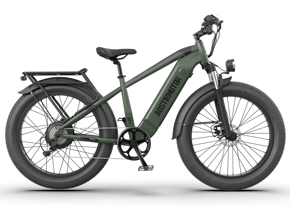 AOSTIR – 52V All-terrain Electric Bike King - 20mph Top Speed Electric Bike