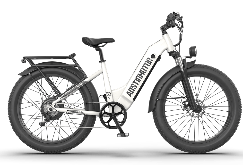 AOSTIR – 52V All-terrain Electric Bike Queen - 20mph Top Speed Electric Bike