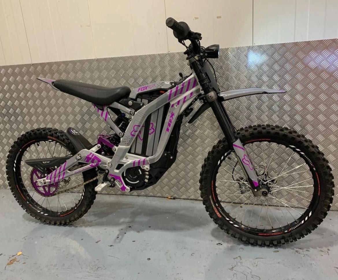 Used 2023 Surron LBX Light Bee X 60V 6000W – Fox Racing Purple Grey Edition