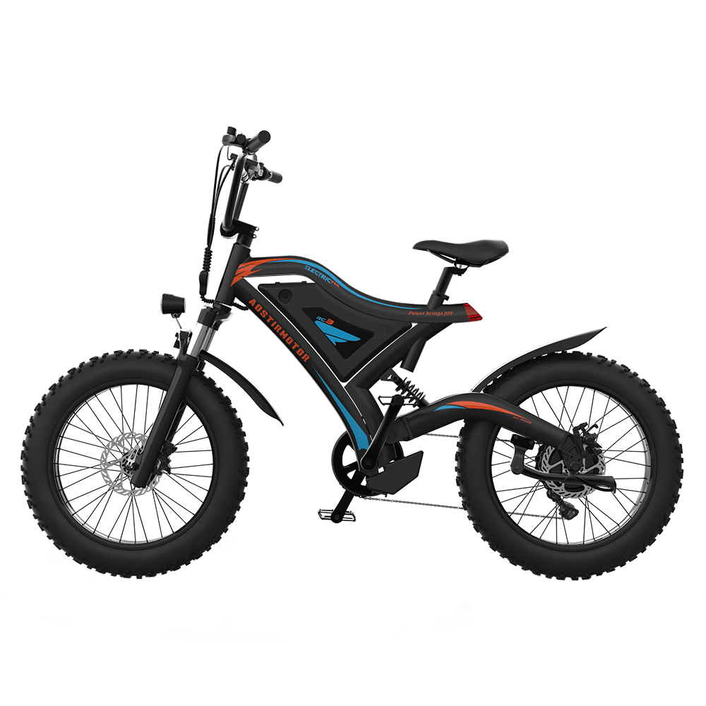 AOSTIR – 500W Versatile EBike S18-MINI - 20mph Top Speed Electric Bike - Image 4