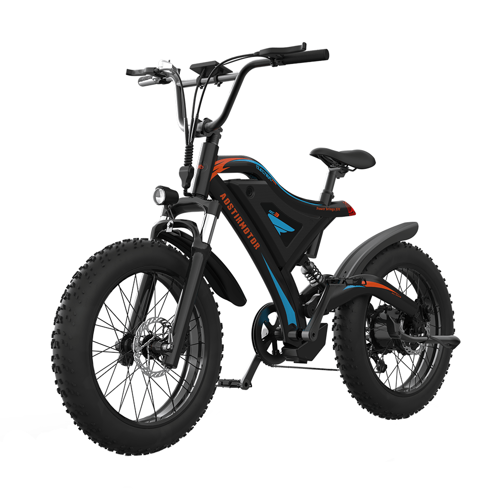 AOSTIR – 500W Versatile EBike S18-MINI - 20mph Top Speed Electric Bike - Image 3