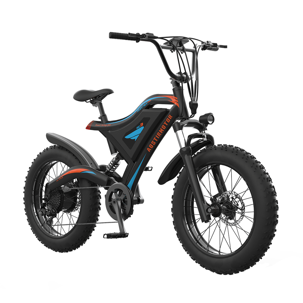 AOSTIR – 500W Versatile EBike S18-MINI - 20mph Top Speed Electric Bike - Image 2