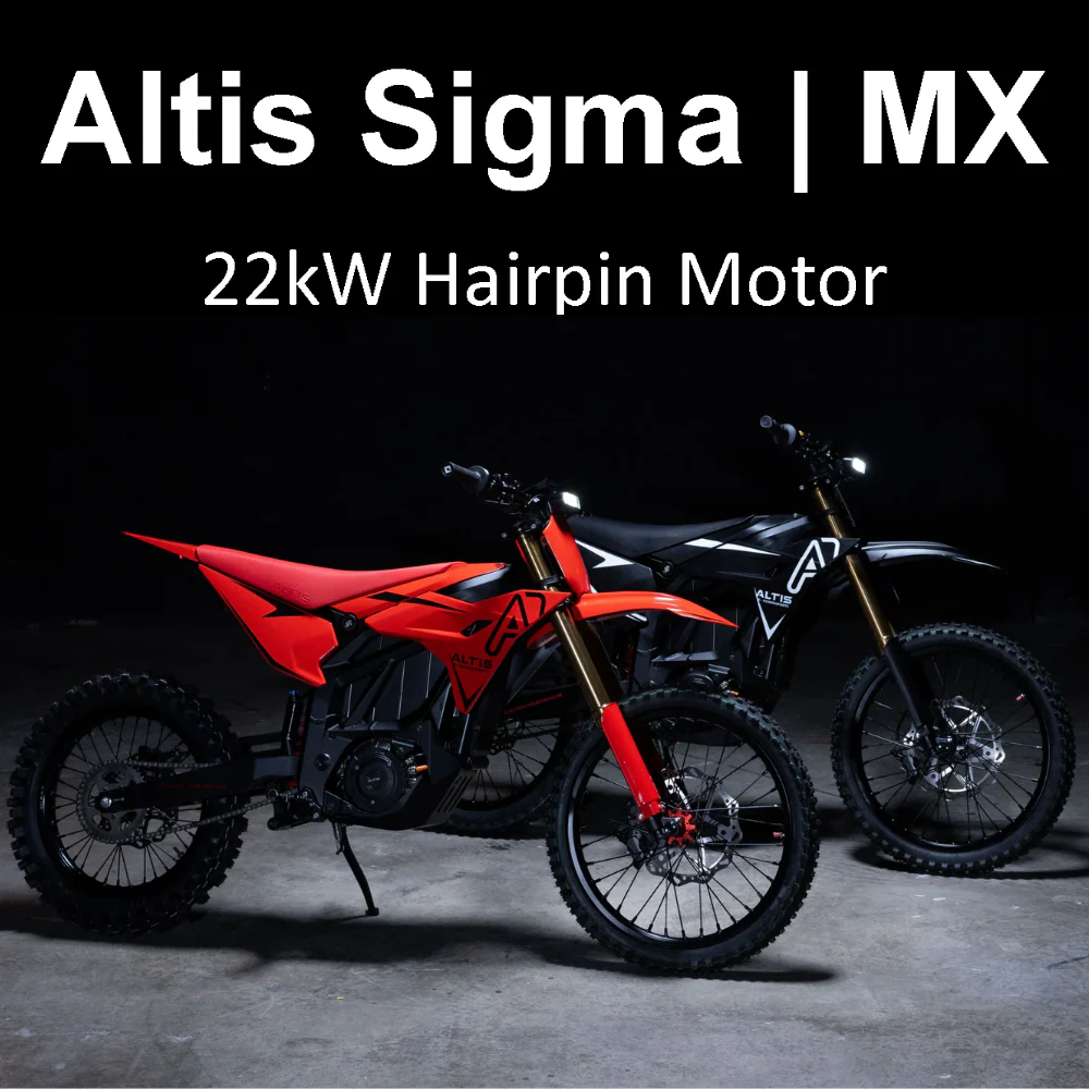 Altis Sigma 98V High-Performance Electric Dirt Bike - 28mph Top Speed Electric Bike - Image 4