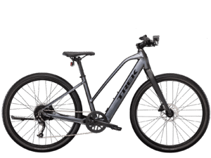 TREK Dual Sport +2 Stagger Bicycle - 20mph Top Speed Electric Bike