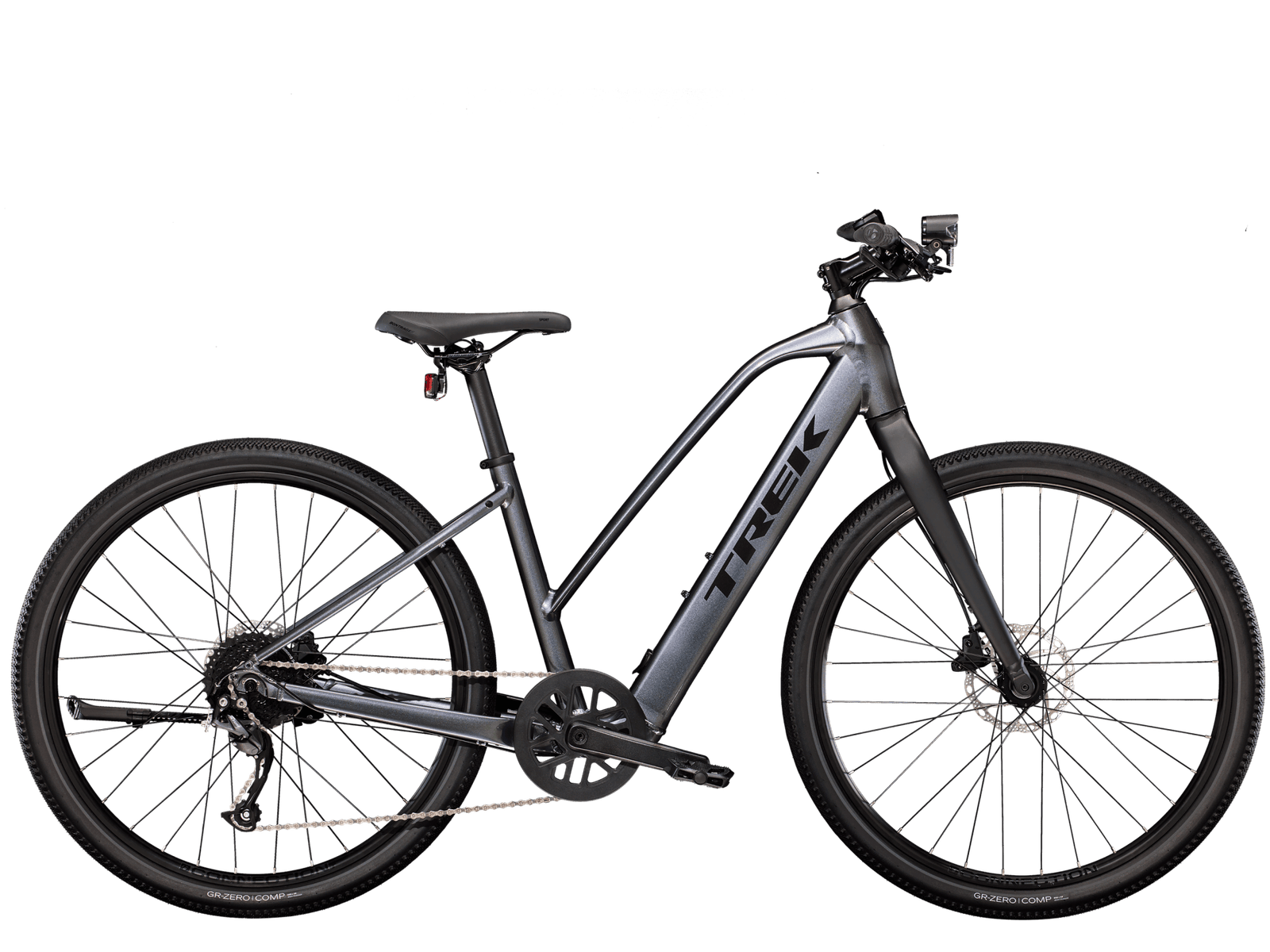 TREK Dual Sport +2 Stagger Bicycle - 20mph Top Speed Electric Bike
