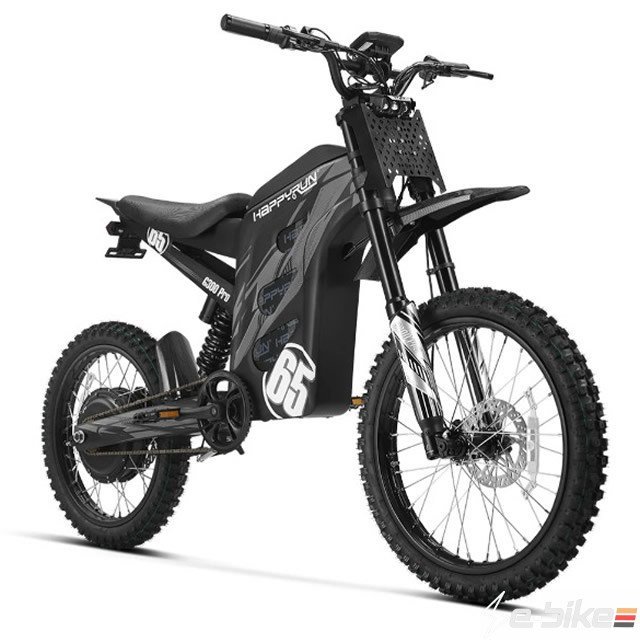 HappyRun 6500W Electric Dirt Bike (G300 Pro) - 28mph Top Speed Electric Bike