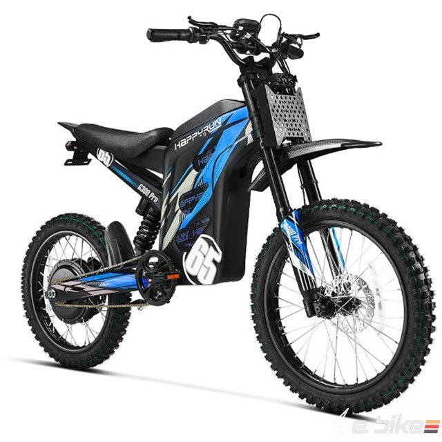 HappyRun 6500W Electric Dirt Bike (G300 Pro) - 28mph Top Speed Electric Bike - Image 2