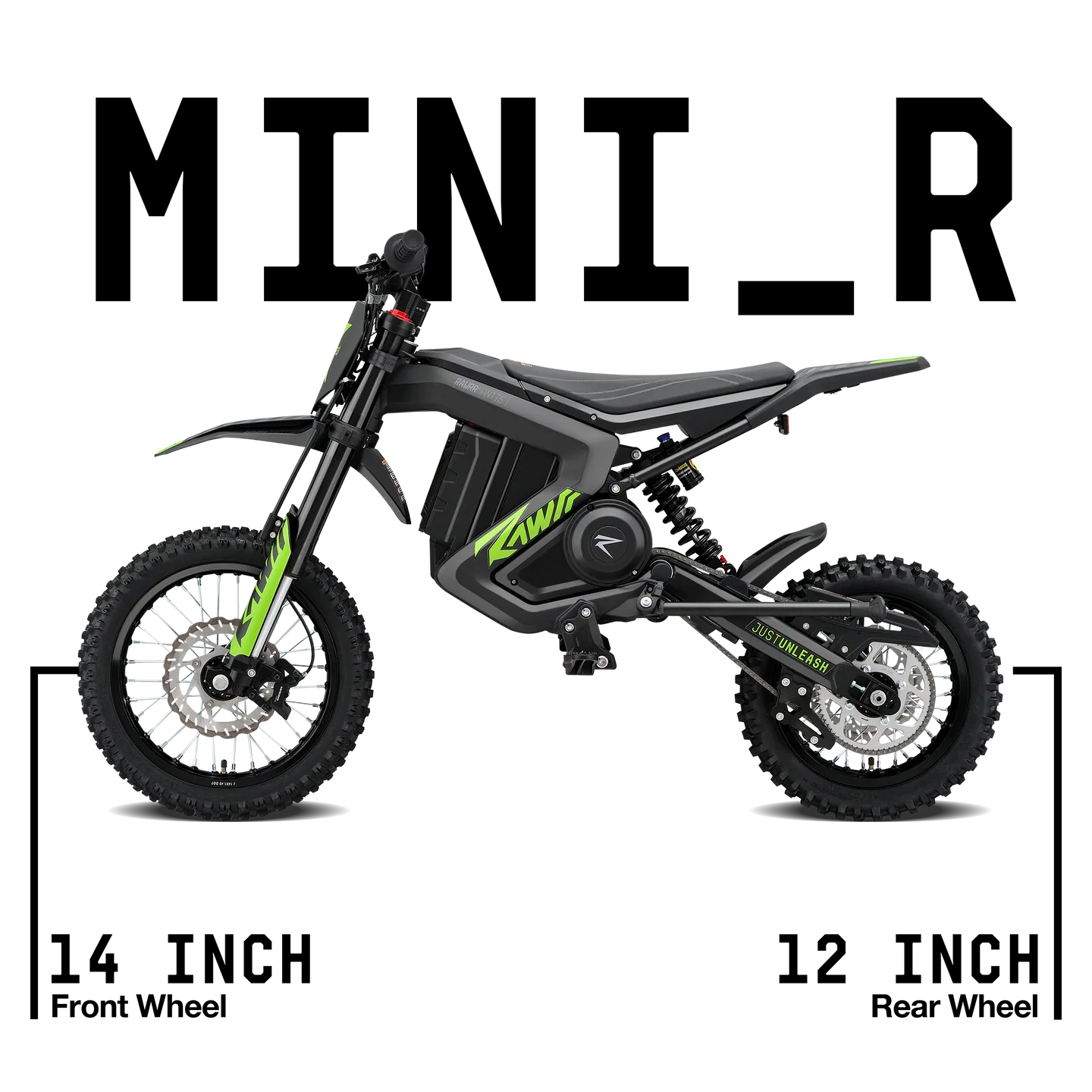 RAWRR MINI R17 72V Electric Dirt Bike - 28mph Top Speed Electric Bike - Image 6