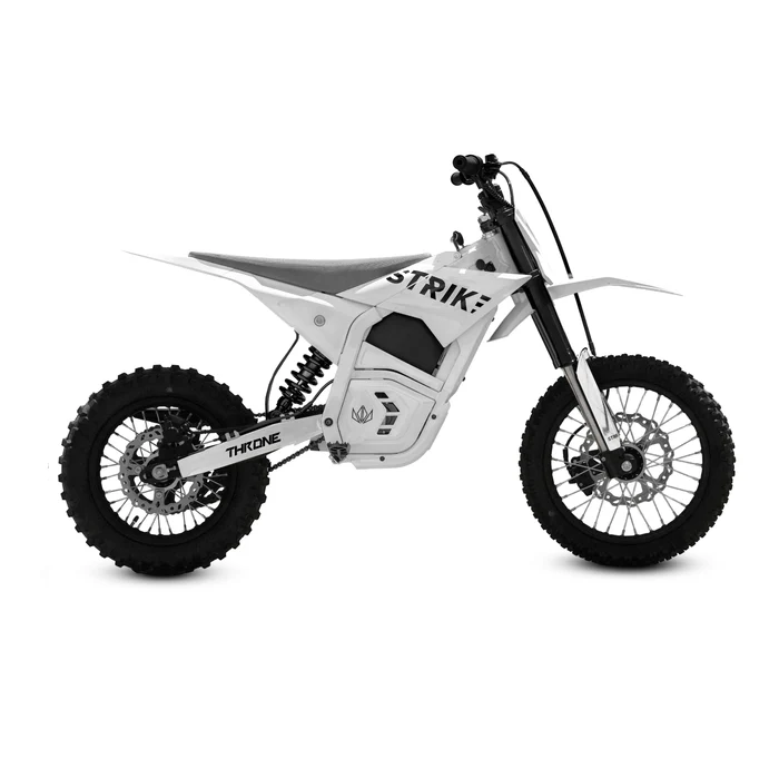 Shadow – White Electric Dirt Bike - 28mph Top Speed Electric Bike