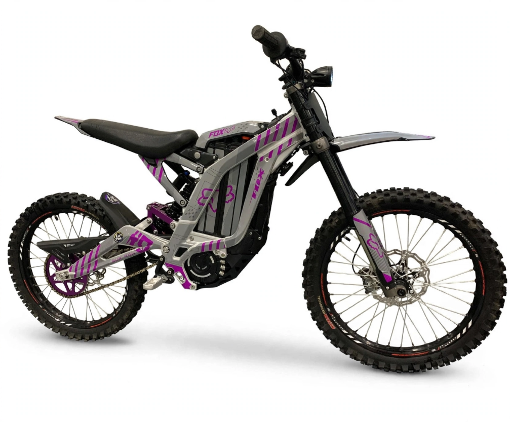 Used 2023 Surron LBX Light Bee X 60V 6000W – Fox Racing Purple Grey Edition - Image 2
