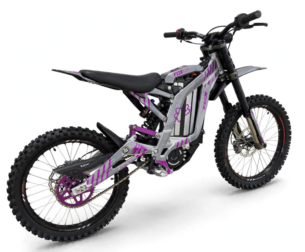 Used 2023 Surron LBX Light Bee X 60V 6000W – Fox Racing Purple Grey Edition - Image 3
