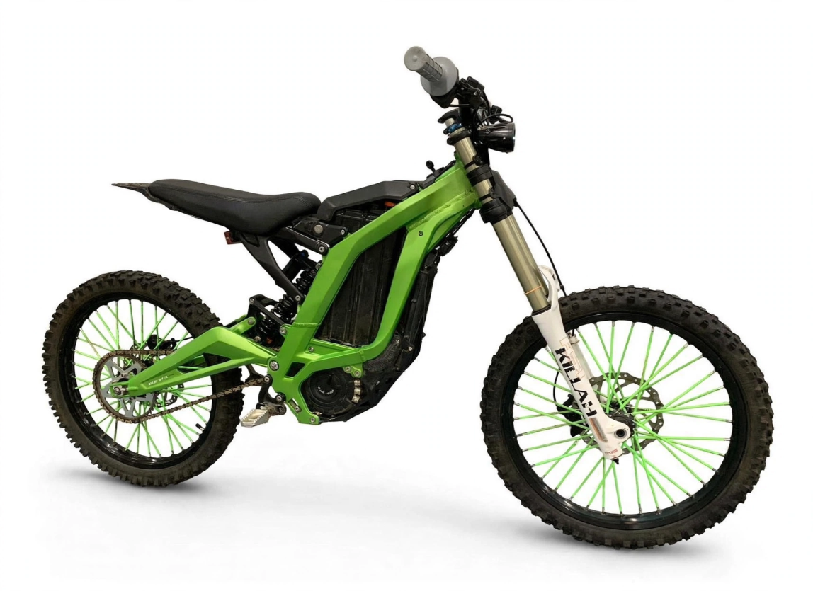 Used 2023 Surron Light Bee X 60V 6000W – Lime Green RST Killah Edition - Image 2