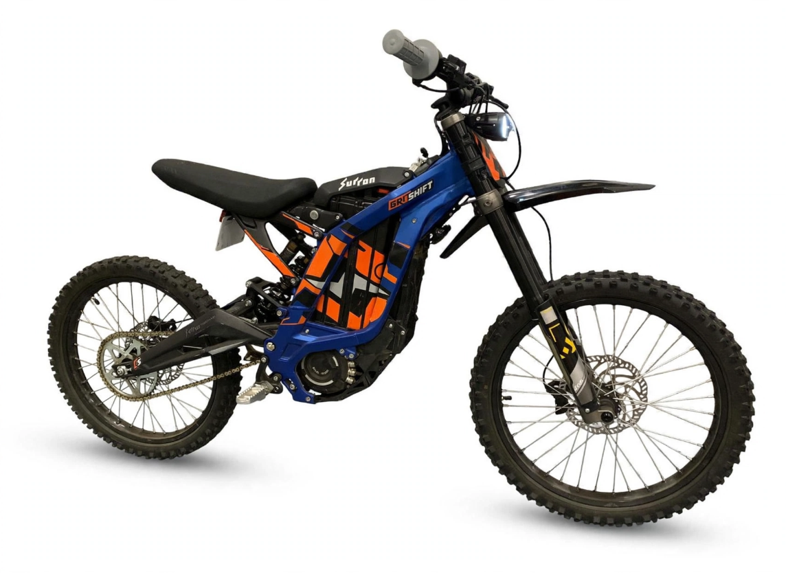 Used 2023 Surron Light Bee X 60V 6000W – Blue Orange BruShift KTM Edition - Image 2