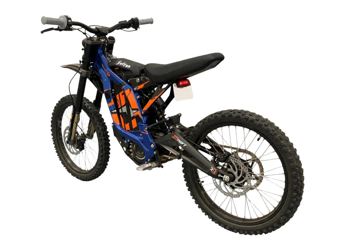 Used 2023 Surron Light Bee X 60V 6000W – Blue Orange BruShift KTM Edition - Image 3