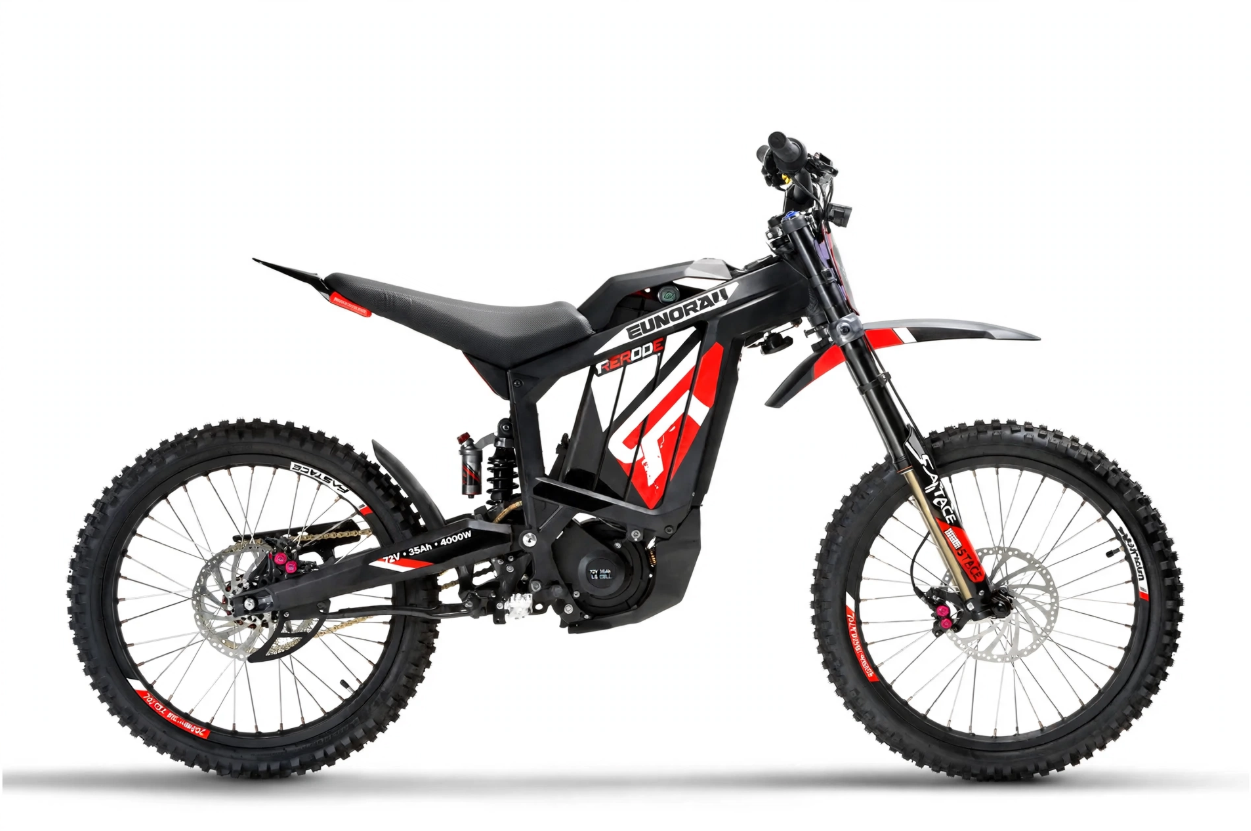Eunorau Rerode R1 72V/35Ah 4000W Off-Road Electric Dirt Bike - Image 2