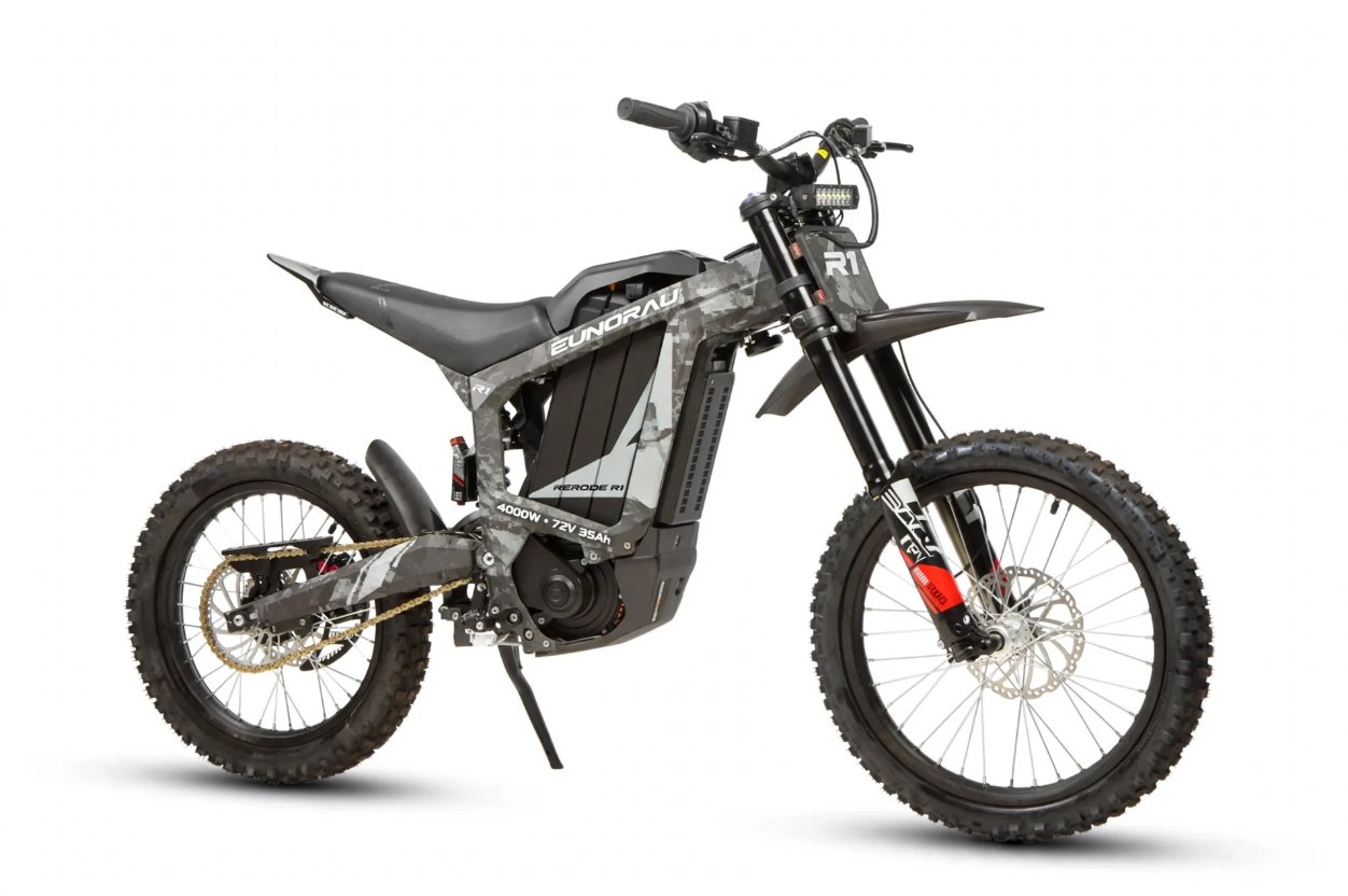 Eunorau Rerode R1 72V/35Ah 4000W Off-Road Electric Dirt Bike - Image 3