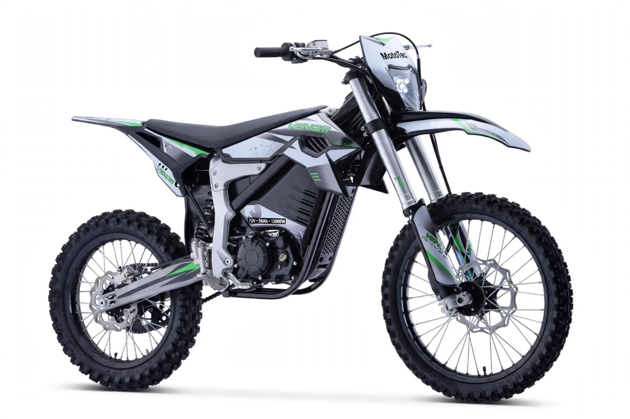 MotoTec Venom 72V/50Ah 12000W Electric Dirt Bike - Image 3