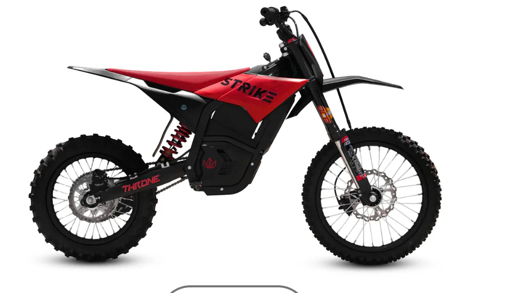 Shadow – Red Electric Dirt Bike - 28mph Top Speed Electric Bike - Image 2