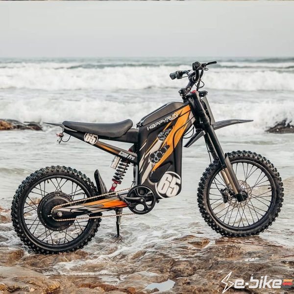 HappyRun 6500W Electric Dirt Bike (G300 Pro) - 28mph Top Speed Electric Bike - Image 5