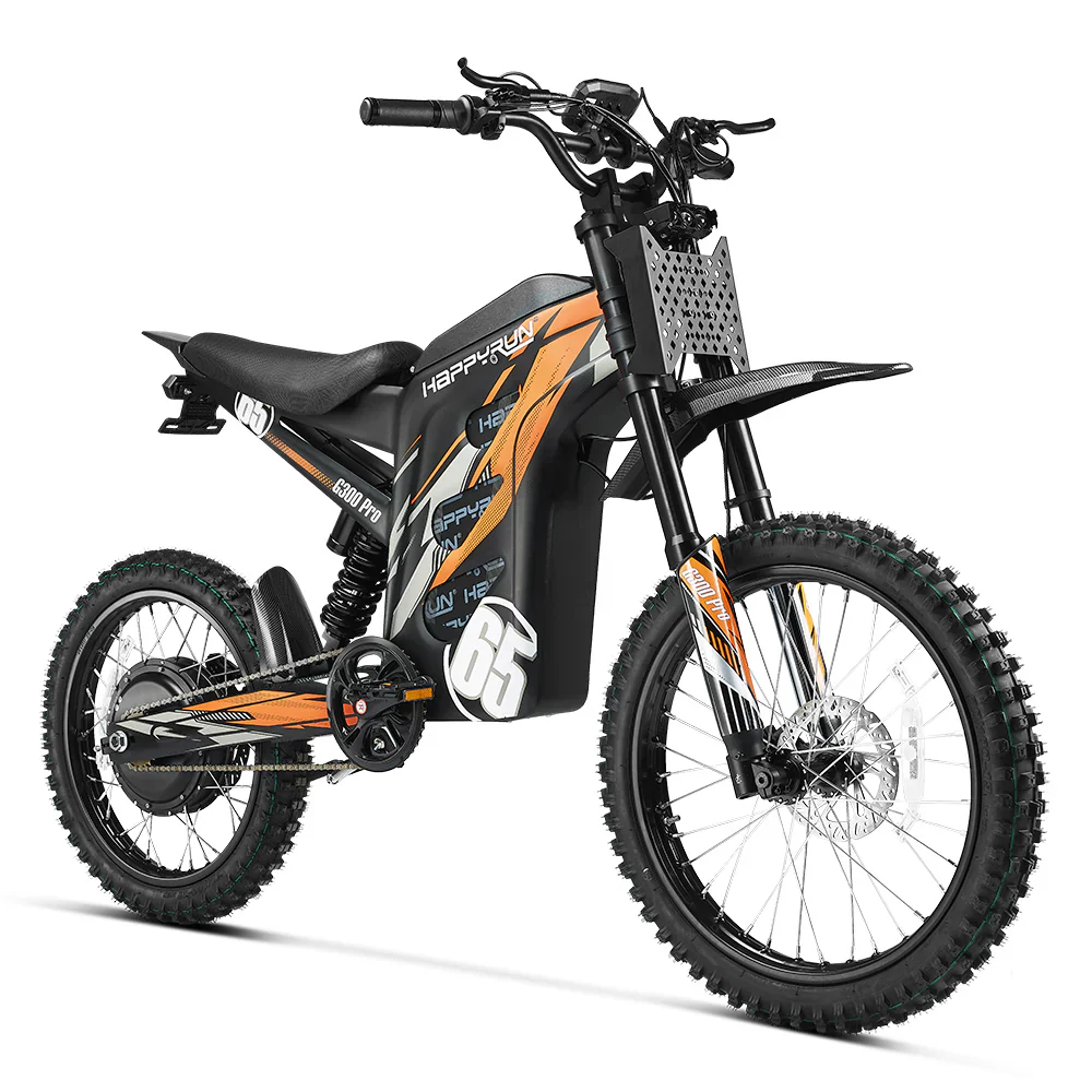 HappyRun 6500W Electric Dirt Bike (G300 Pro) - 28mph Top Speed Electric Bike - Image 3
