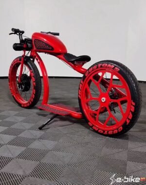Red Devil – JRat Custom - 20mph Top Speed Electric Bike