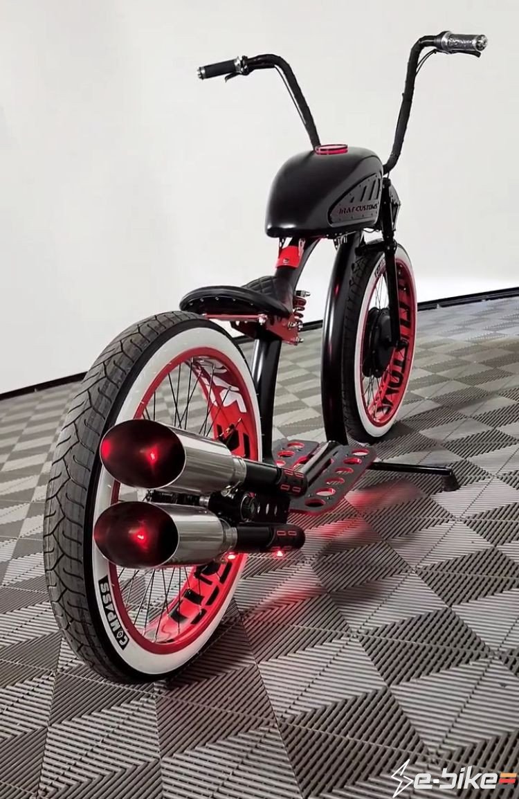 Roadkill – JRAT Customs - 20mph Top Speed Electric Bike - Image 4