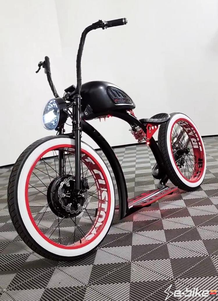 Roadkill – JRAT Customs - 20mph Top Speed Electric Bike - Image 3