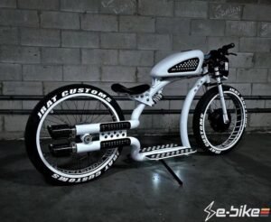 Snow White Edition – JRat Custom - 20mph Top Speed Electric Bike